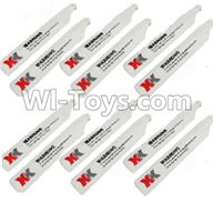 XK K120 Parts-03 Main blades,Propellers-Red(12pcs) For Wltoys XK X120 Helicopter parts,6ch Brushless Helicopter spare parts
